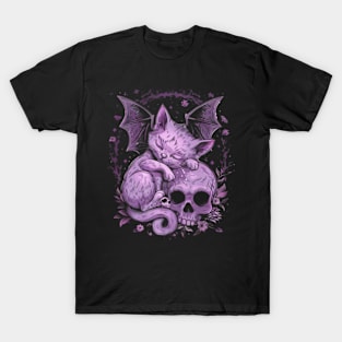 Cat Skull Beliefs T-Shirt